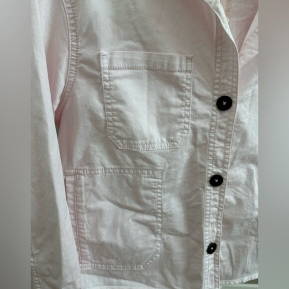 Anthropologie Pink Chino Casual Swing Jacket XS - Picture 5 of 7